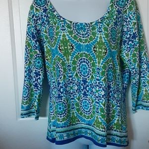 CDP & Co.pullover sweater with sequin trim